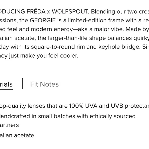 Freda Salvador Cream Sunglasses - Picture 9 of 12